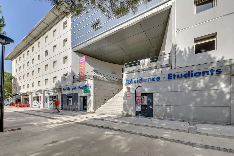 Résidence étudiante Parvis des Facultés exploitée par Logifac (OHLE) à Montpellier