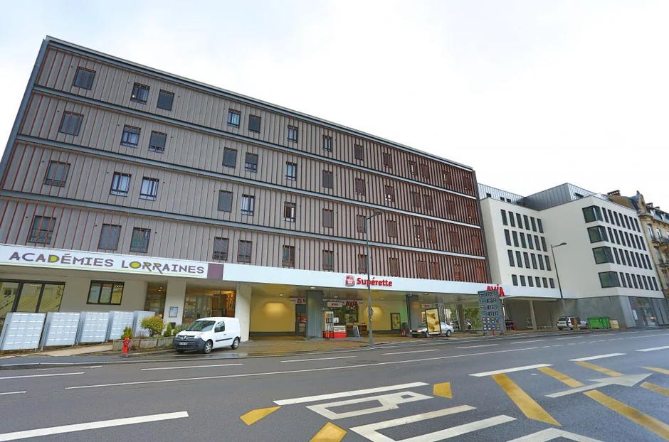 Résidence étudiante Les Académies Lorraines exploitée par Logifac (OHLE) à Nancy