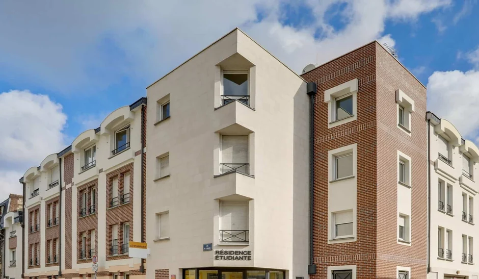 Résidence étudiante Stanford exploitée par Logifac (OHLE) à Rouen