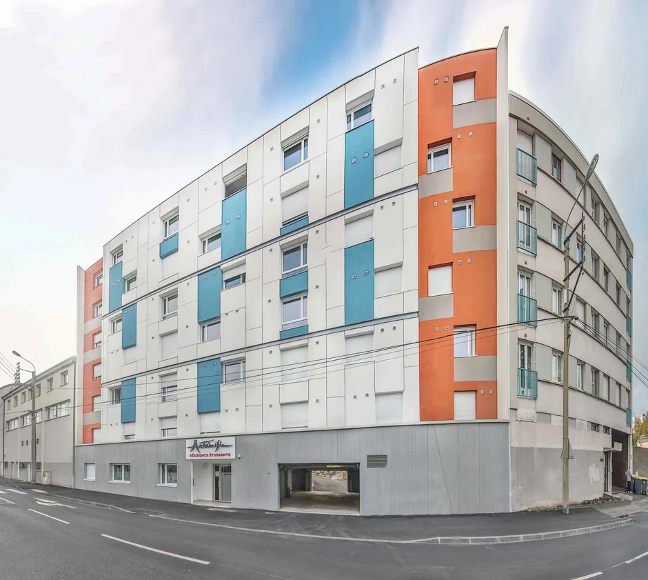 Résidence Étudiante Revente Oradou exploitée par Artemisia Gestion à Clermont-Ferrand