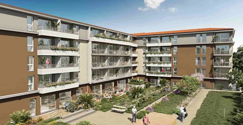 Résidence Seniors L'Amandier exploité par Domitys à Aix-en-Provence