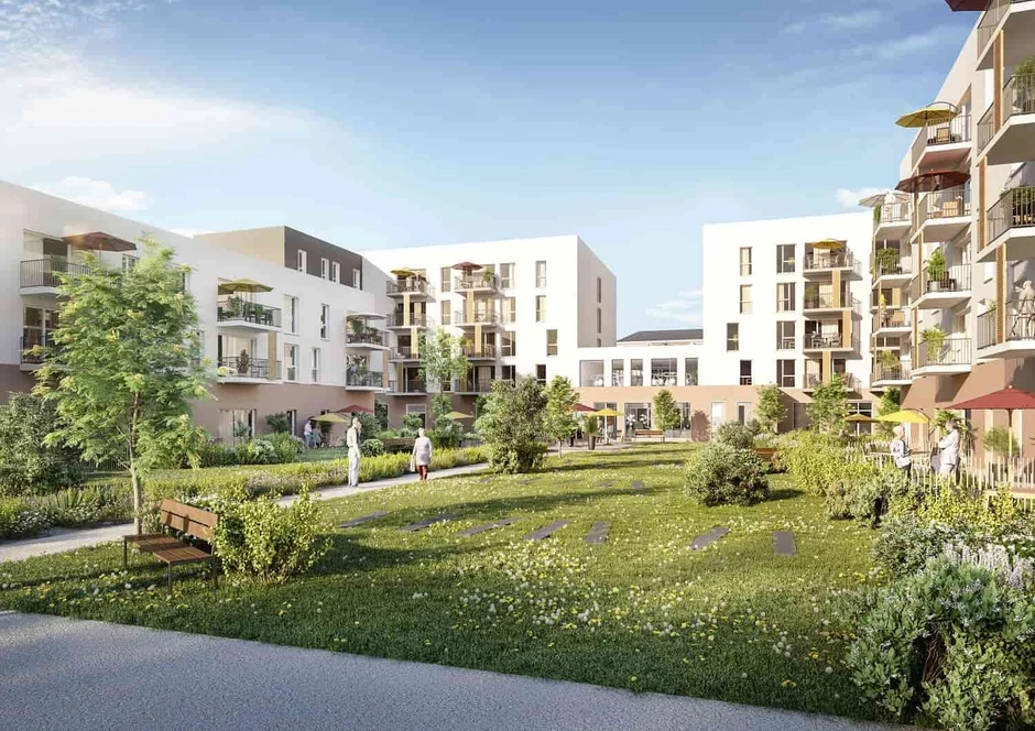 Résidence Seniors Revente Les Rosaces exploitée par Domitys à Troyes