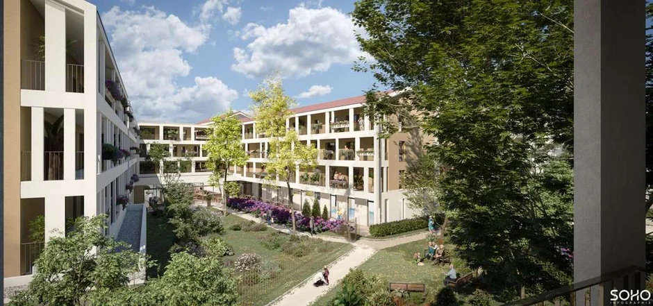 Résidence Senior Les Balcons de la Pyramide exploitée par Ovelia à Vienne